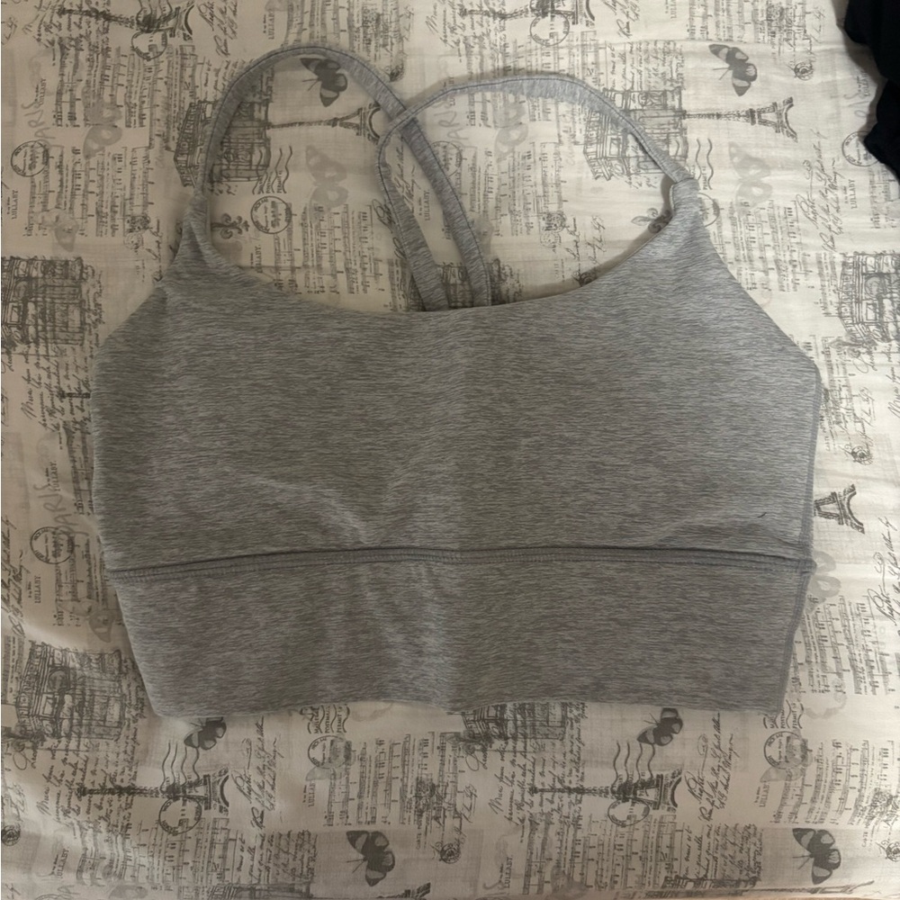 Gray Women's Sports Bra